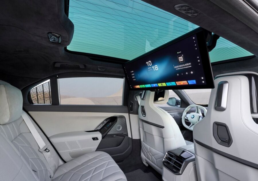 BMW Série 7 2027 tem novo visual e interior polêmico 4 bmw serie 7 2027 interior banco traseiro