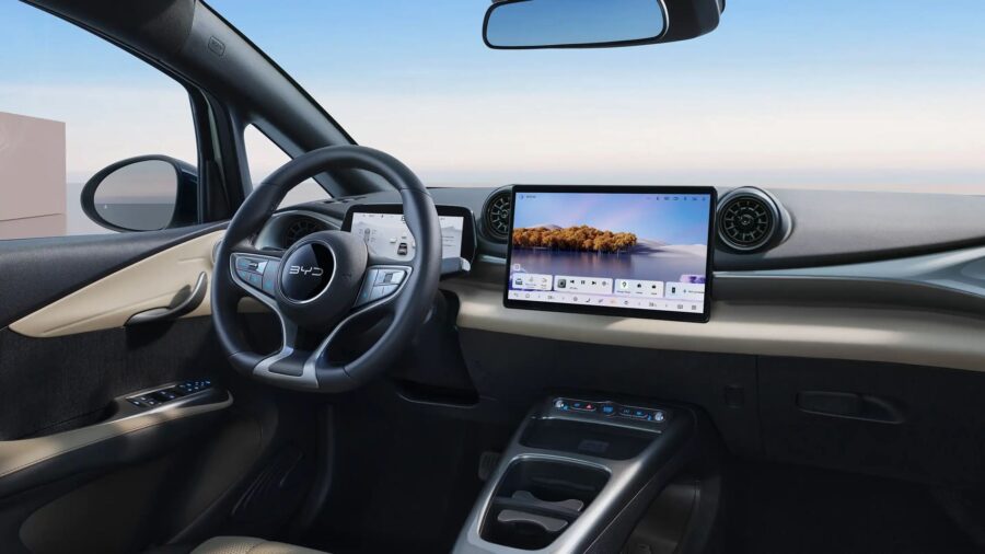 BYD Dolphin 2027 chega com nova versão SE por R$ 159.990 com 177 cv e visual atualizado 6 BYD Dolphin SE 2027 interior