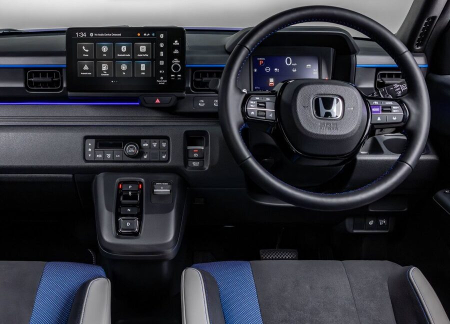 Honda Super N 2026 - O novo rival do BYD Dolphin Mini 4 Honda Super N interior