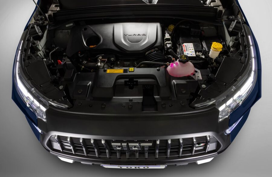 Fiat Toro 2027 chega com motor híbrido e pacote ADAS. Confira em detalhes 1 Fiat Toro Volcano 2027 motor