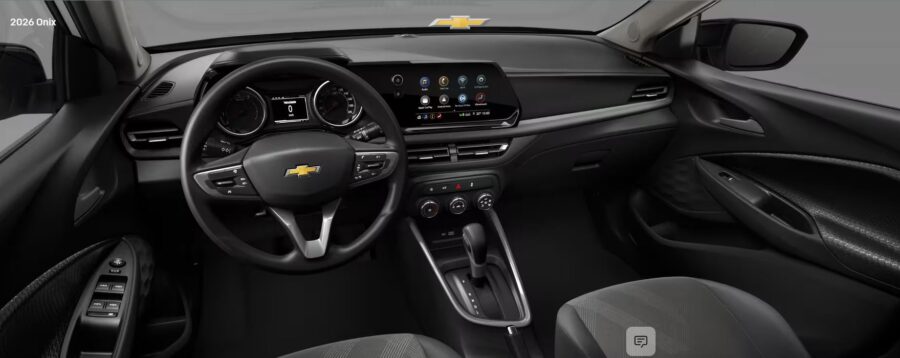 Chevrolet Onix ECO - Nova versão a etanol chegará por R$ 103.190 com motor turbo e câmbio AT 3 Chevrolet Onix Eco interior