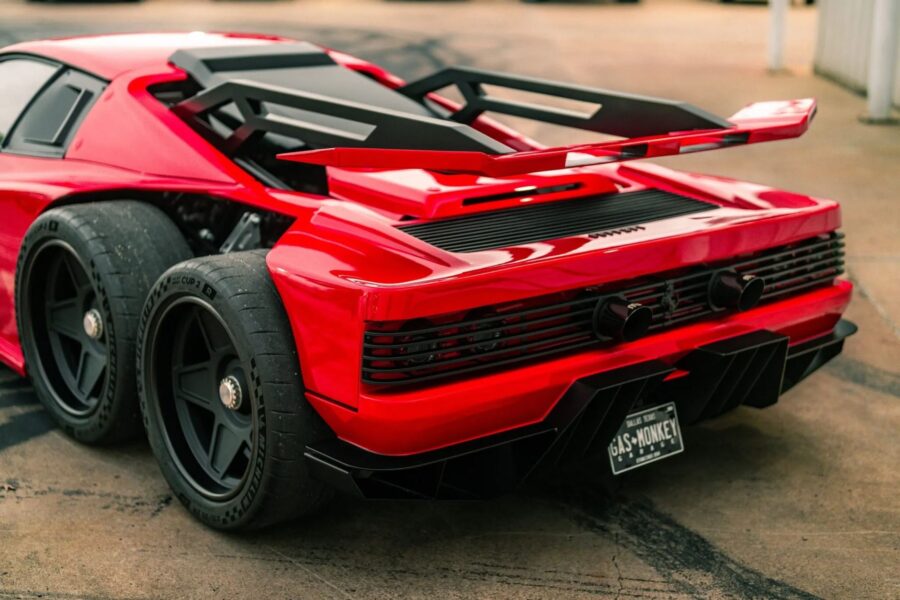 Ferrari F6: A Testarossa de seis rodas e 1200 CV da Gas Monkey 1 Ferrari F6 Gas Monkey