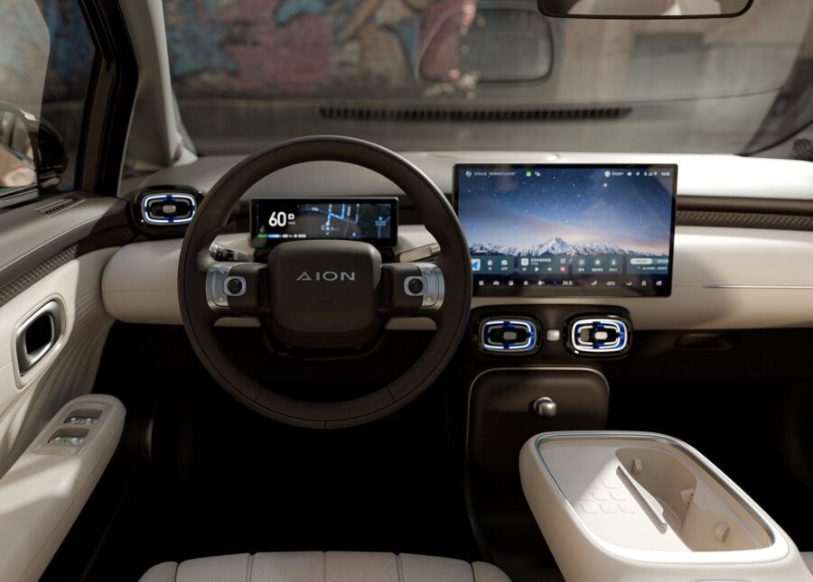 GAC Aion UT - Entra em pré-venda, porém sem revelar quanto custará (ele pode não ser tão barato) 5 GAC Aion UT interior
