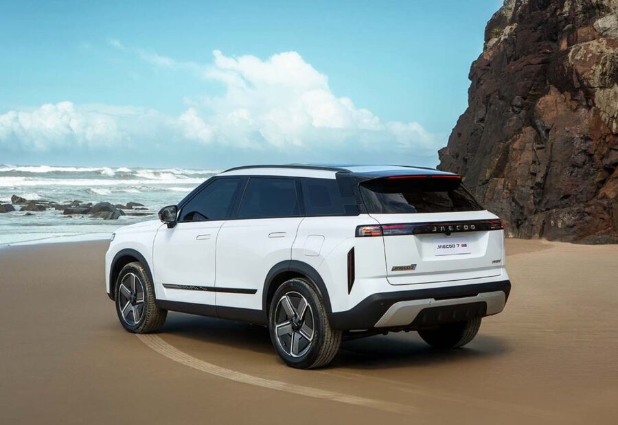 Jaecoo 7 Elite PHEV em detalhes o híbrido plugin mais barato do Brasil 1 Jaecoo 7 Elite 2027 traseira
