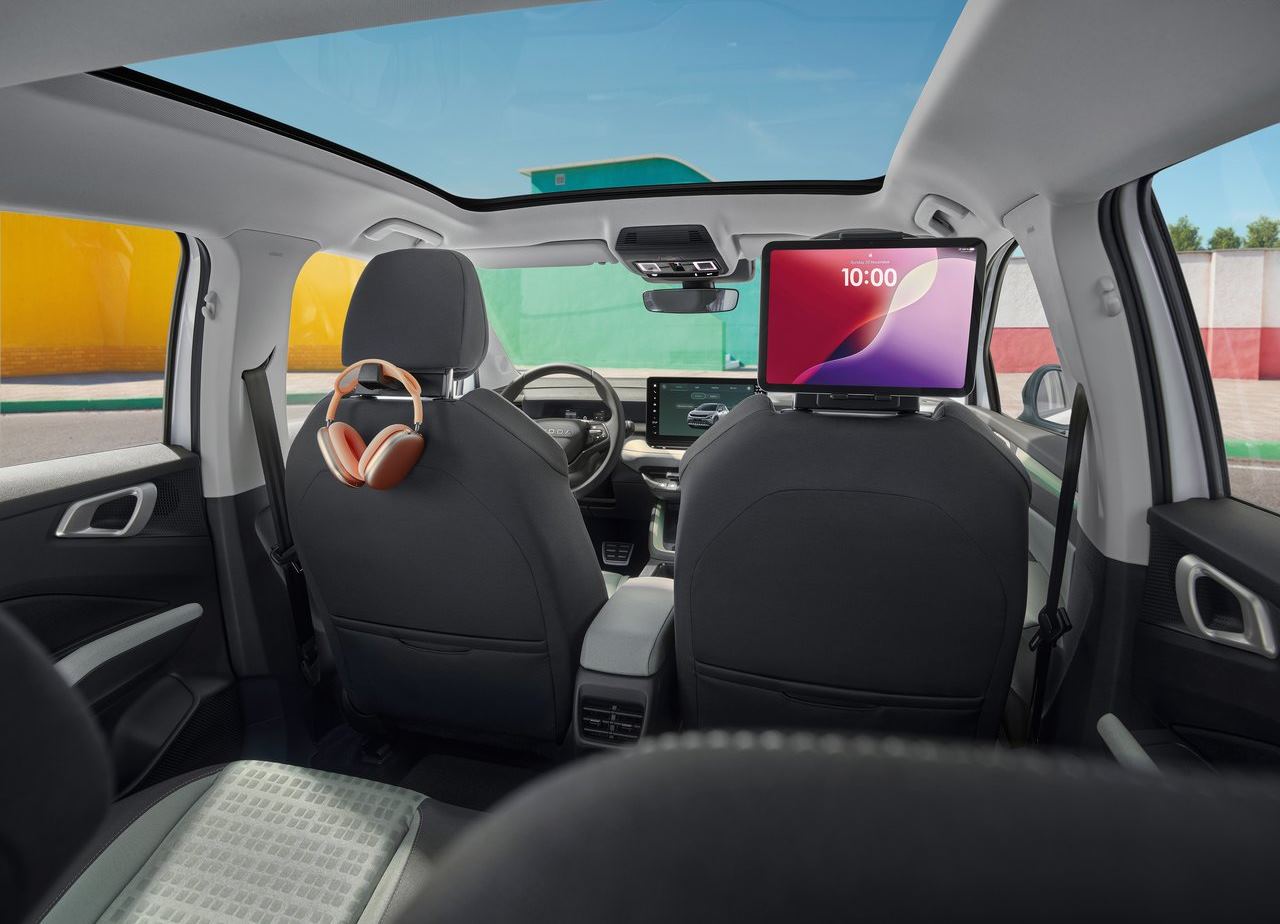 Skoda Epiq 2027 - Novo elétrico barato antecipa o novo T-Cross elétrico 5 Skoda Epiq interior banco traseiro