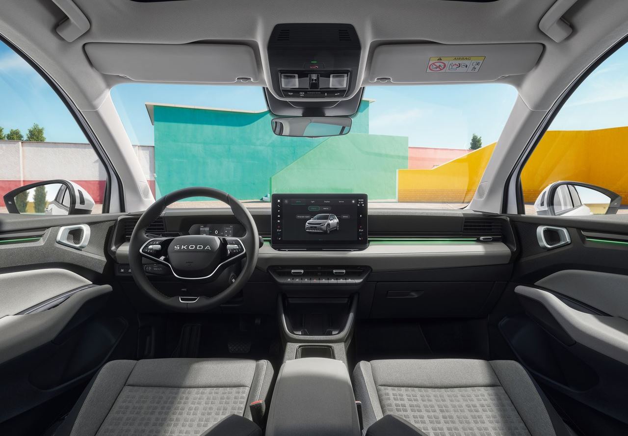 Skoda Epiq 2027 - Novo elétrico barato antecipa o novo T-Cross elétrico 7 Skoda Epiq interior