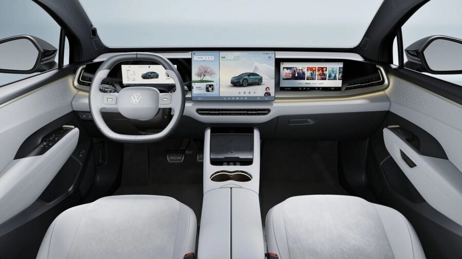 Volkswagen ID. Unyx 07: Mais barato que o Polo, novo sedan elétrico para a China impressiona 4 VW ID Unyx 07 interior