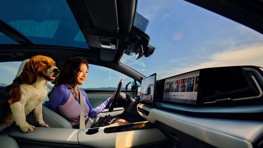 Volkswagen ID. Unyx 07: Mais barato que o Polo, novo sedan elétrico para a China impressiona 3 VW ID Unyx 07 interior