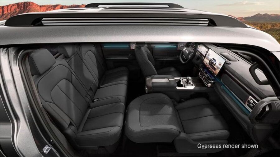 Chery Stockman - Picape diesel plugin híbrida é lançada na Austrália com 475 cv 5 Chery Stockman interior