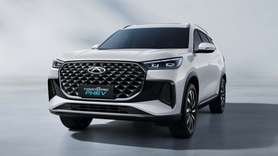 Novos Tiggo 7 e Tiggo 8 Super Hybrid 2027 chegam ao Brasil mais baratos, com recarga rápida e autonomia de 1.200 km 7 Chery Tiggo 8 PHEV híbrido 2027