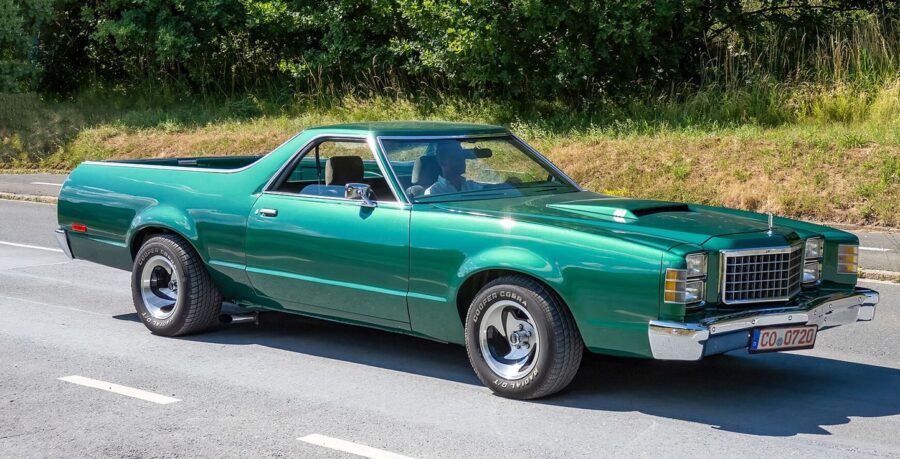 Ford Ranchero - Nova picape 100% elétrica menor que a Maverick é flagrada pela primeira vez 1 Ford Ranchero 1977