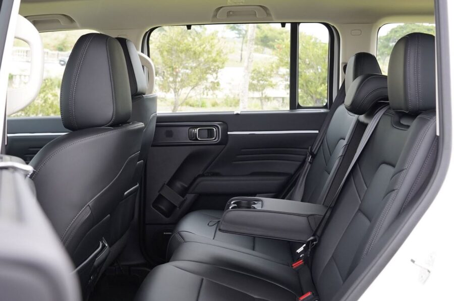 GWM Haval H7 - Em detalhes o SUV híbrido com 364 CV que chegará em agosto 5 haval h7 2026 interior banco traseiro