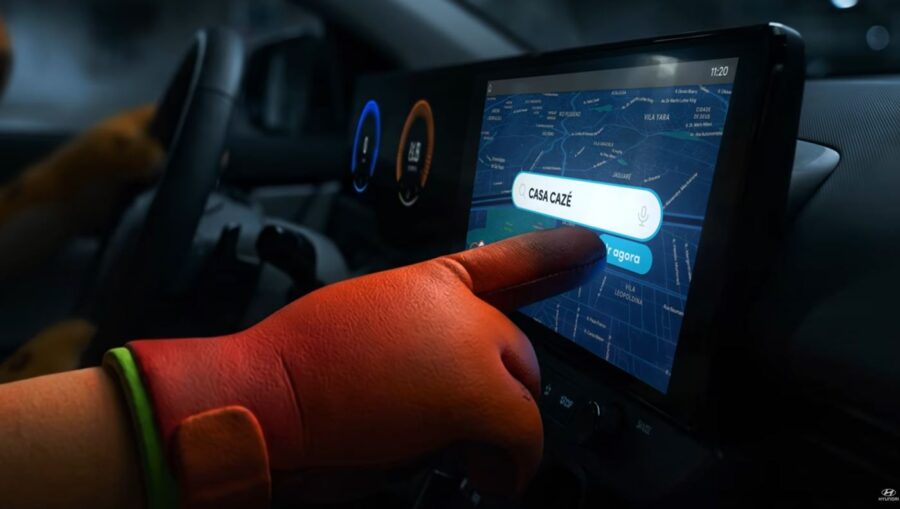 Novo Hyundai i20 2027: o hatch crossover que chegará ao Brasil em julho para desafiar Pulse, Kardian e Tera 5 Hyundai i20 2027 interior