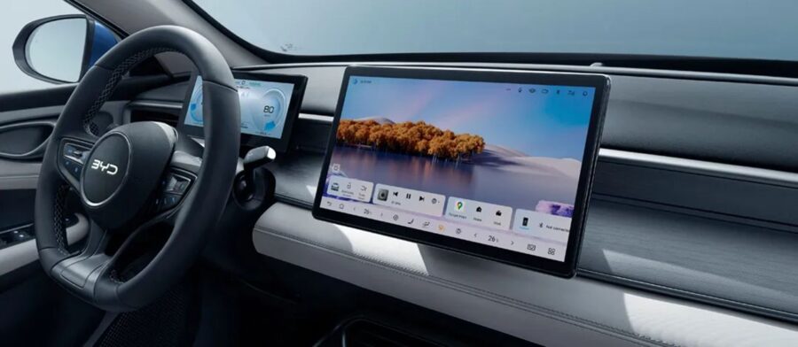 Novo BYD King chegará em 2027 de cara nova, motor híbrido flex e produção nacional em Camaçari 2 BYD King 2027 2028 interior