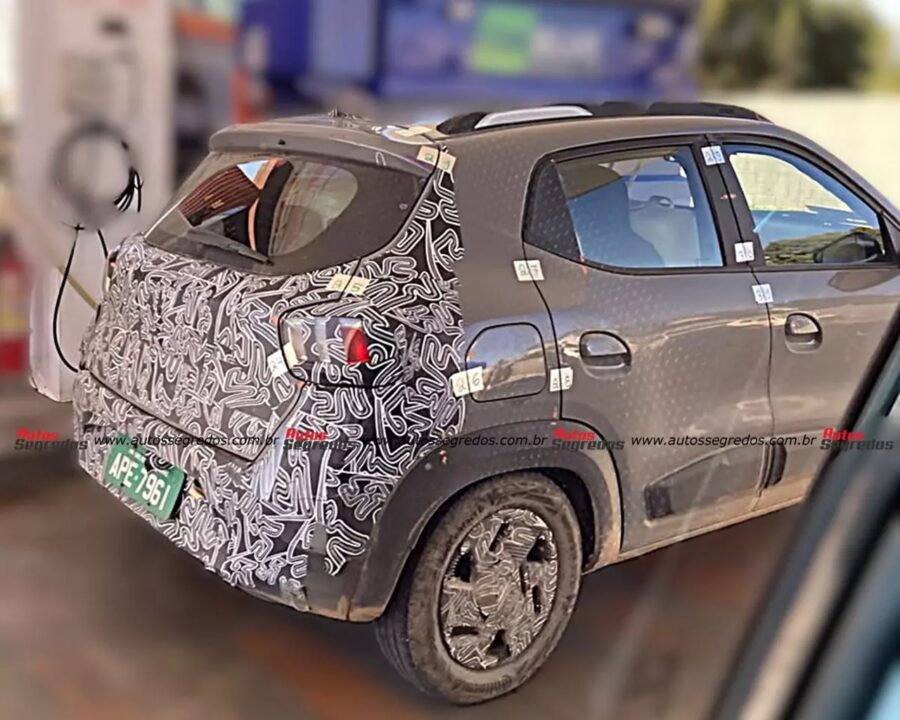 Novo Renault Kwid 2027 é flagrado e terá visual atualizado 4 Novo Renault Kwid 2027