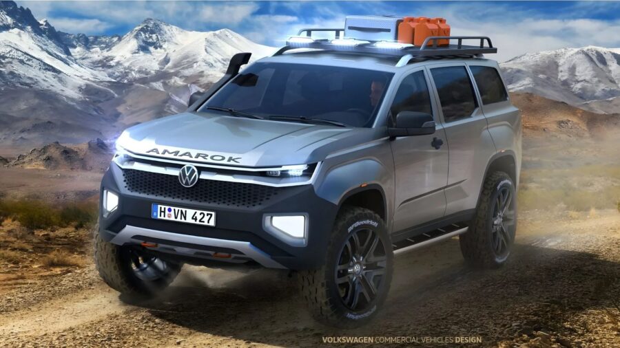 VW Amarok SUV ainda pode virar realidade 1 VW Amarok SUV conceito