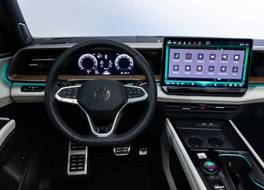 VW Atlas 2027 nova geração do maior SUV da marca é lançada nos EUA 5 Volkswagen Atlas 2027 interior