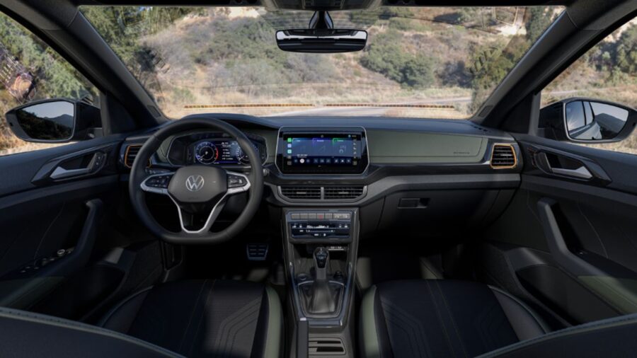 VW T-Cross 2027 tem novo câmbio automático de 8 marchas, confira os preços 4 VW T-Cross Extreme interior