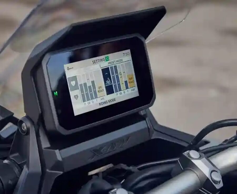 Honda X-ADV 2027 chega ao Brasil com novas cores e preço de R$ 93.500, é scooter mais cara do país 6 Honda X-ADV 2027 painel de instrumentos
