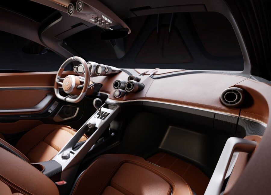 Hennessey Blackbird: o super carro texano raiz que desafia a era digital 5 Hennessey Blackbird interior