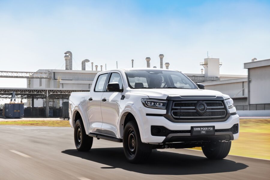 GWM Poer P30 2027 chega com nova versão Pro mais barata que a Fiat Toro 7 Poer P30 Pro em movimento