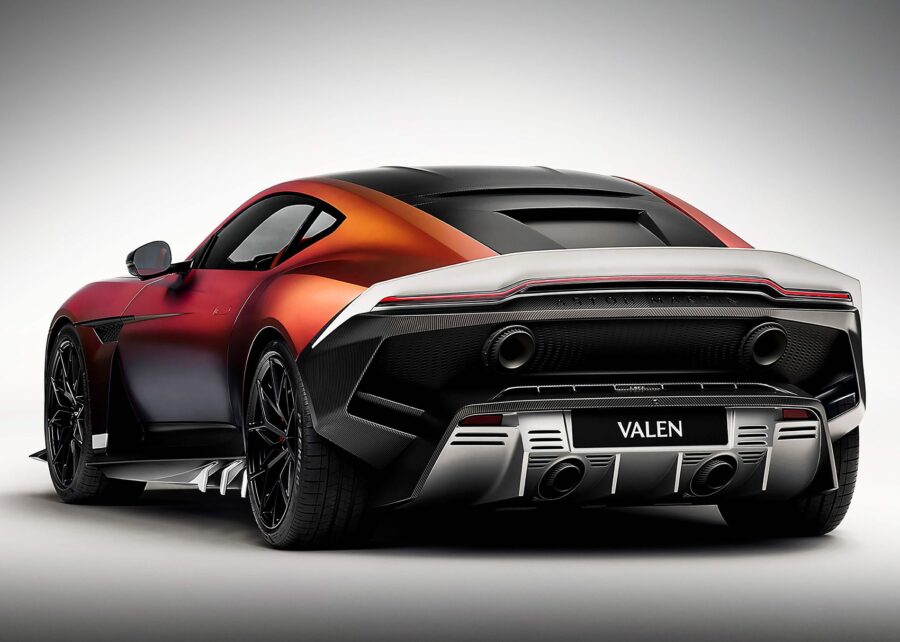 Aston Martin Valen: Visual exclusivo e o V12 mais potente já feito pela marca 850 cv, porém será para poucos 3 Aston Martin Valen traseira rear view