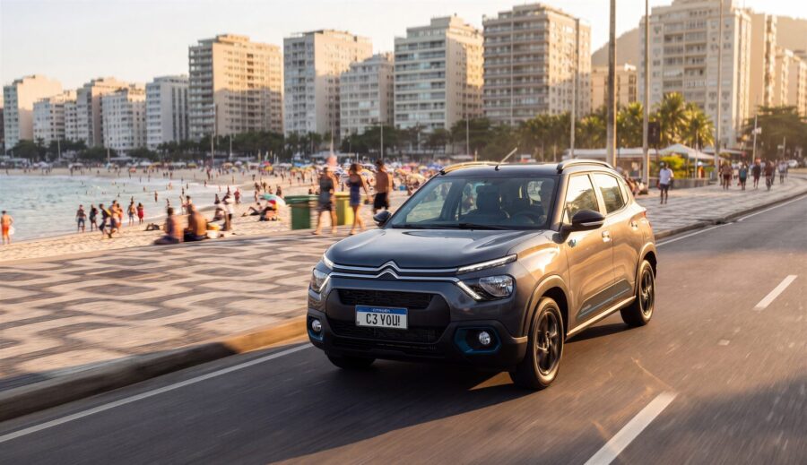 Citroën C3 2027 chega por R$ 77.990 e é o carro mais barato do Brasil. Confira as novidades 3 Citroen C3 You 2027
