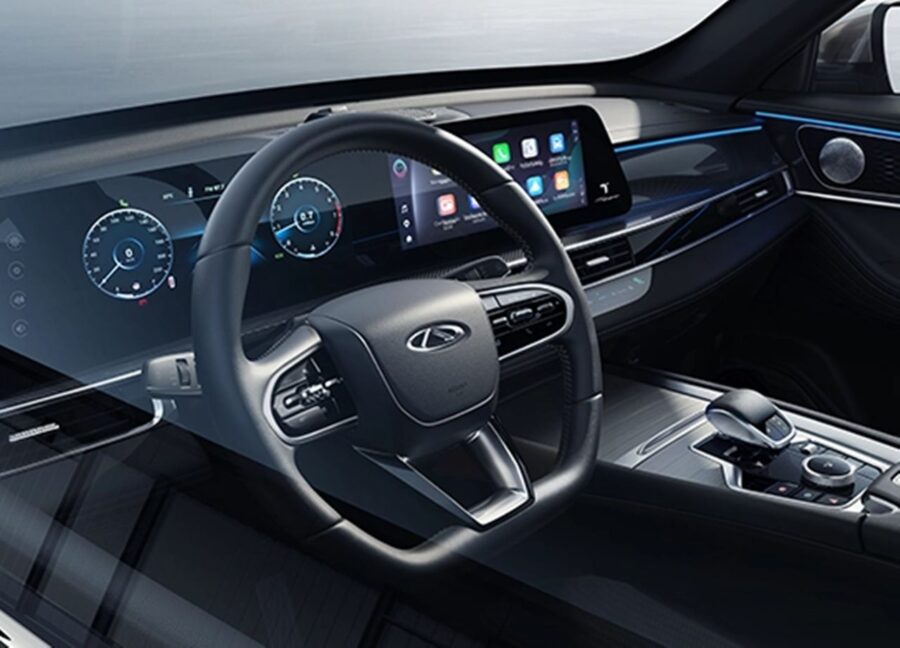 Novo Chery Tiggo 7 2027: visual renovado, preços agressivos e foco no híbrido plug-in 4 Chery Tiggo 7 Sport 2027 interior