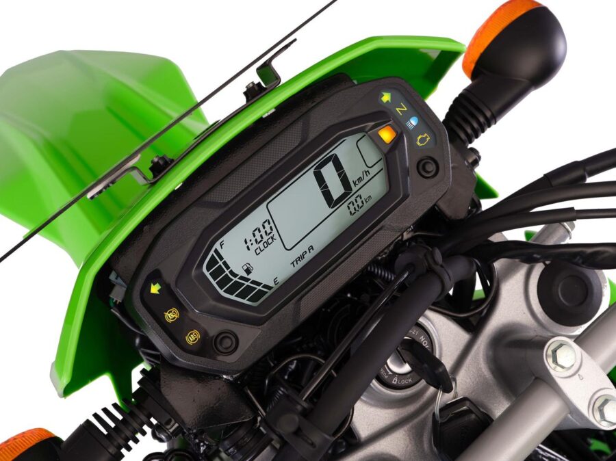 Kawasaki KLX 230 chega ao Brasil por R$ 19.990 a R$ 24.990, será melhor que a Honda Bros e Yamaha Crosser ? 4 Kawasaki KLX 230 painel
