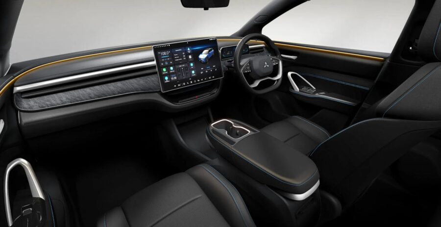 Mitsubishi ASX VR-e: novo SUV elétrico tem até 400 cv e marca o retorno do nome ASX 2 Mitsubishi ASX VR-e 2027 interior