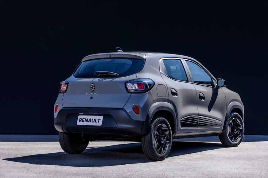 Renault Kwid 2027: novo visual, mais tecnologia com preços mais acessíveis, parte de R$ 71 mil e volta a ser o carro mais barato do Brasil 2 Renault Kwid 2027 traseira