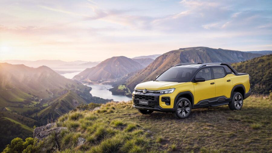 Volkswagen Tukan é apresentada oficialmente, confira as versões, porém só chegará em 2027 2 VW Tukan cabine dupla