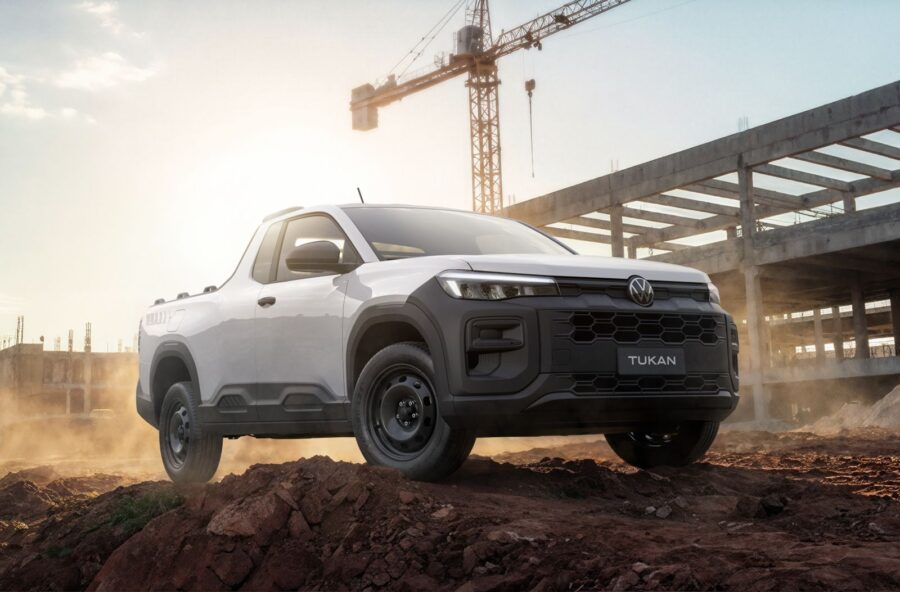 Volkswagen Tukan é apresentada oficialmente, confira as versões, porém só chegará em 2027 3 Tukan cabine simples