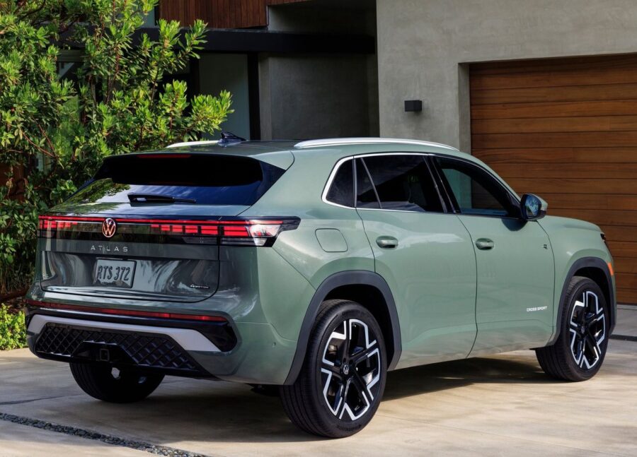 Volkswagen Atlas Cross Sport 2027: maior SUV cupê da marca ganha nova geração 5 VW Atlas Cross Sport 2027 traseira