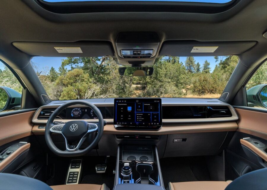 Volkswagen Atlas Cross Sport 2027: maior SUV cupê da marca ganha nova geração 4 VW Atlas Cross Sport 2027 interior