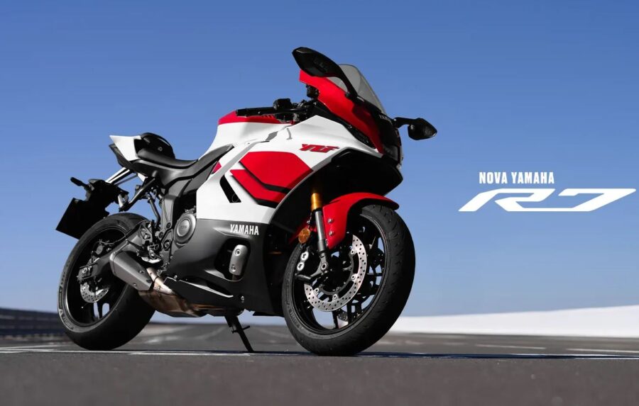 Yamaha R7 chega ao Brasil com 73,4 cv, eletrônica de R1 e produção nacional 5 Yamaha R7 70TH Anniversary