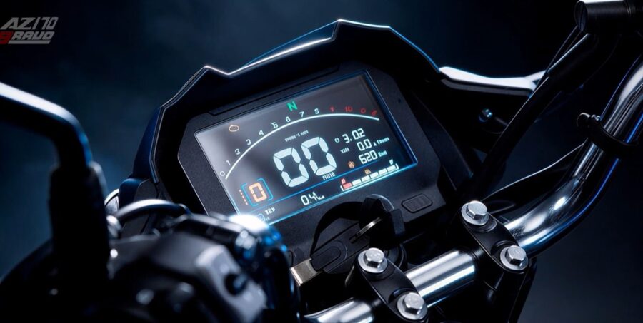 Avelloz AZ170 Bravo: nova street de 170 cc chega por R$ 16.990 mirando Honda CG 160 3 Avelloz AZ170 Bravo painel digital