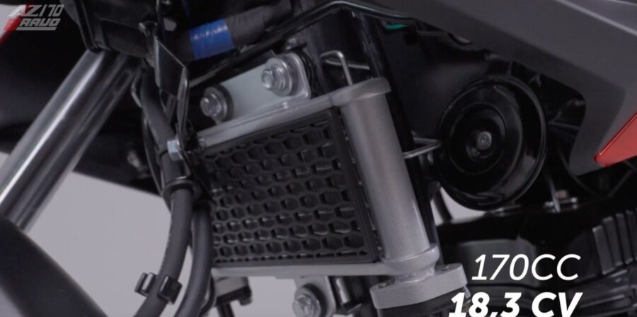 Avelloz AZ170 Bravo: nova street de 170 cc chega por R$ 16.990 mirando Honda CG 160 2 Avelloz AZ170 Bravo motor