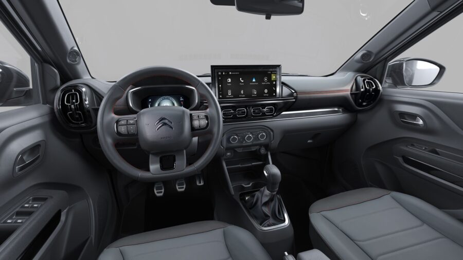 Citroën Basalt 2027 ganha versão manual Dark Edition, nova cor e motor turbo mais fraco, confira preços, versões e equipamentos 3 Citroen Basalt 2027 interior versão Dark Edition manual