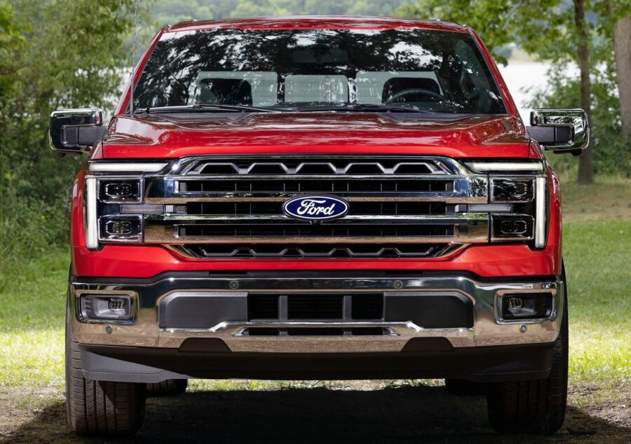 Ford F-150 2027 chega com visual atualizado, novo motor de entrada e mais tecnologia. Confira os detalhes 1 Ford F-150 2027 dianteira, front view