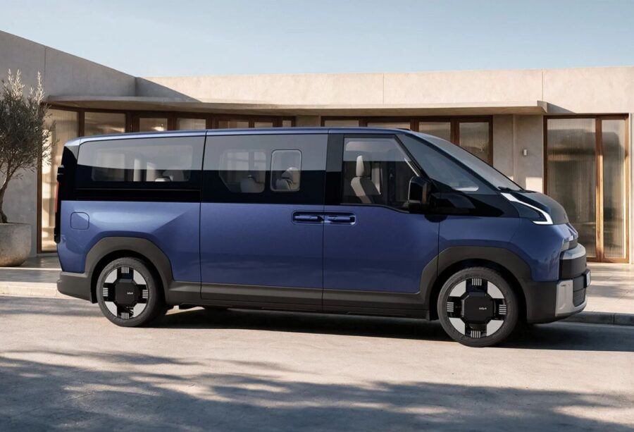 Kia PV7: A nova Besta elétrica com 460 km de autonomia e versões para cargas e passageiros 1 Kia PV7 Passenger