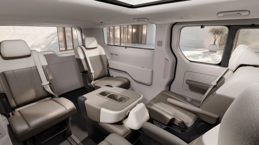 Kia PV7: A nova Besta elétrica com 460 km de autonomia e versões para cargas e passageiros 5 Kia PV7 passenger