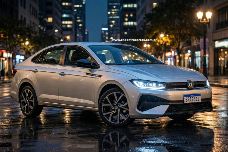 Novo Virtus 2027 - Na Índia sedan ganhará novo visual que pode antecipar mudanças para o modelo brasileiro 4 Novo VW Virtus 2027 2028