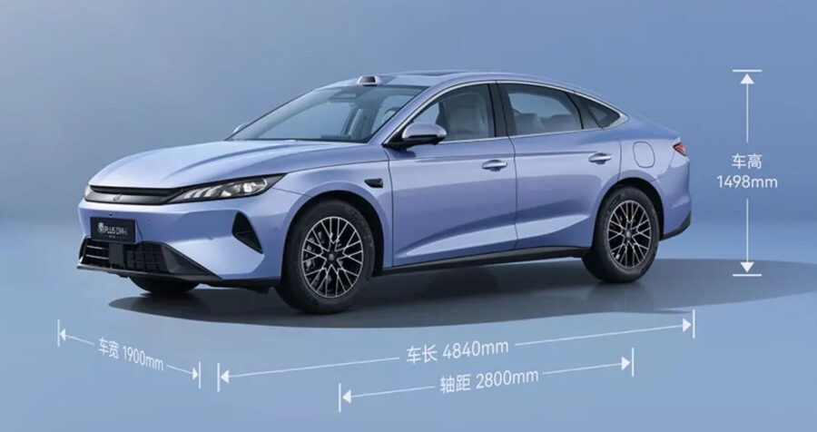 BYD Qin Plus DM-i 2027 - Versão chinesa do King chega com 220 km de autonomia elétrica e preço de R$ 64 mil 2 BYD Qin Plus DM-i 2027