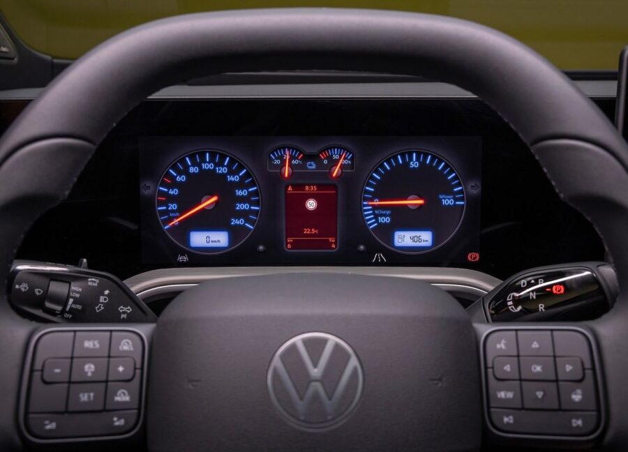 VW ID. Tiguan: Inédita versão elétrica do SUV é apresentada oficialmente 5 ID. Tiguan interior painel de instrumentos