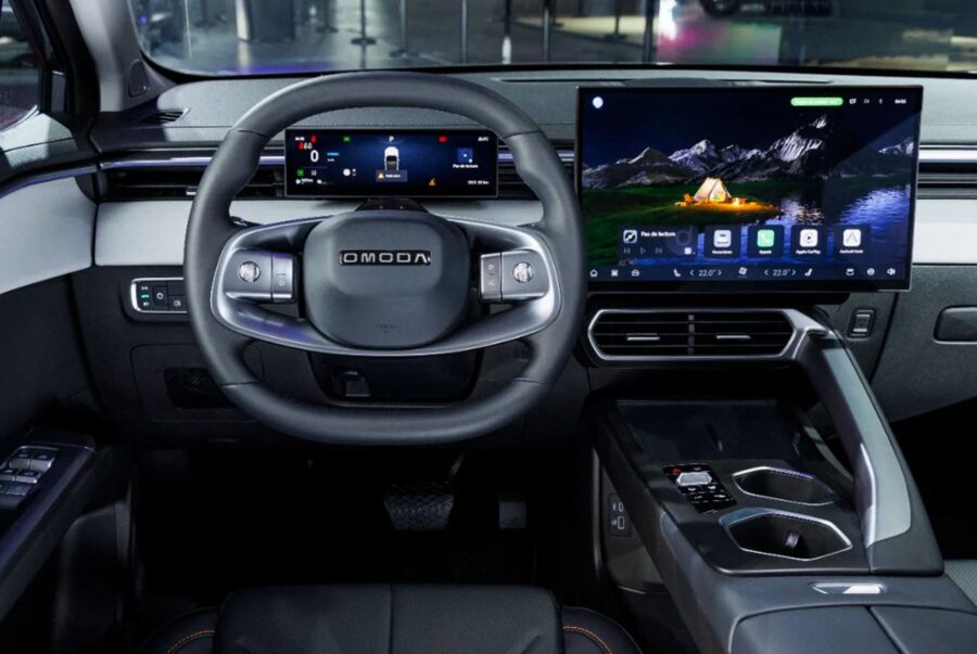 Novo Omoda 5 2027 chegará com visual atualizado no Brasil em novembro 4 interior omoda 5 2027
