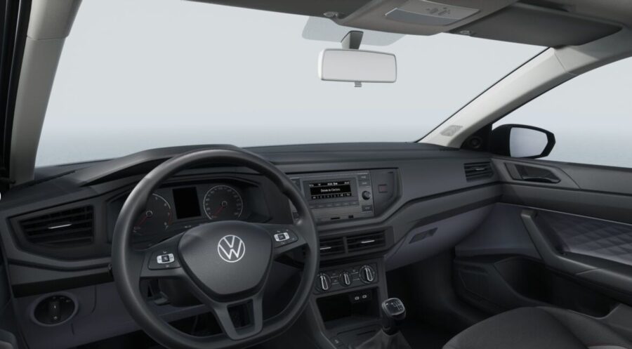 Volkswagen Polo 2027: ganha mais equipamentos e fica mais caro, parte de R$ 97.990 2 Polo Track 2027 interior
