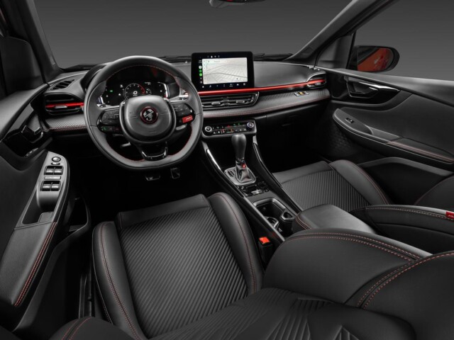 Fastback Abarth 2026 interior painel Fastback Abarth 2026 interior painel