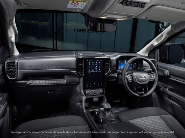 Ford Ranger Super Duty 2026 interior painel Ford Ranger Super Duty 2026 interior painel