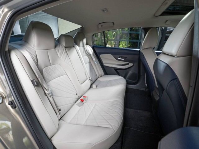 Nissan Sentra 2026 interior banco traseiro Nissan Sentra 2026 interior banco traseiro